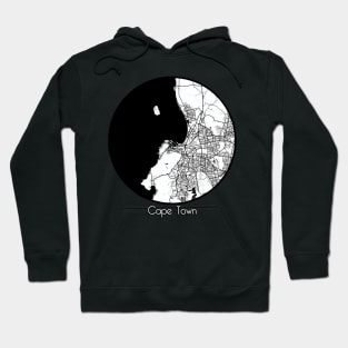 Cape Town Circle Black & White Hoodie